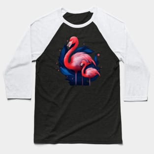 Flamingo Mothers Day Baseball T-Shirt